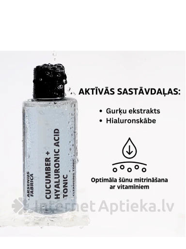 Arsenijs Fabrica Cucumber + hyaluronic acid sejas toniks, 150 ml | internetaptieka.lv