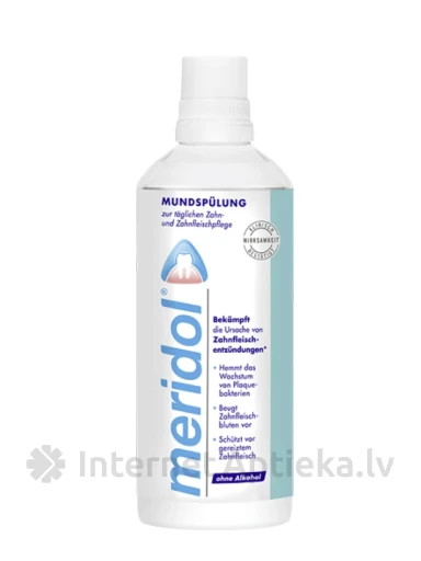 Meridol Ополаскиватель для полости рта, 400 мл | internetaptieka.lv