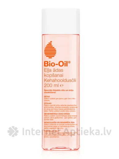 Bio-Oil средство по уходу за кожей - от растяжек и рубцов, 200 мл | internetaptieka.lv