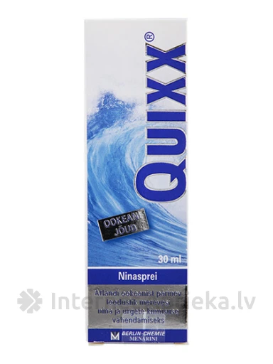 Quixx аэрозоль для носа, 30 мл | internetaptieka.lv