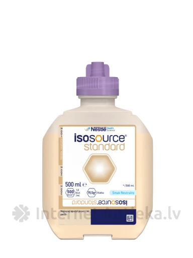 Nestle Isosource Standard neutral Pārtika medicīniskiem nolūkiem, 500 ml | internetaptieka.lv
