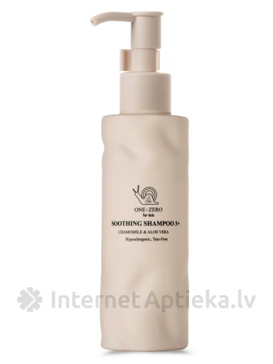 ONE:ZERO Šampūns bērniem ar kumelīšu un alvejas ekstraktiem (3+), 180 ml | internetaptieka.lv