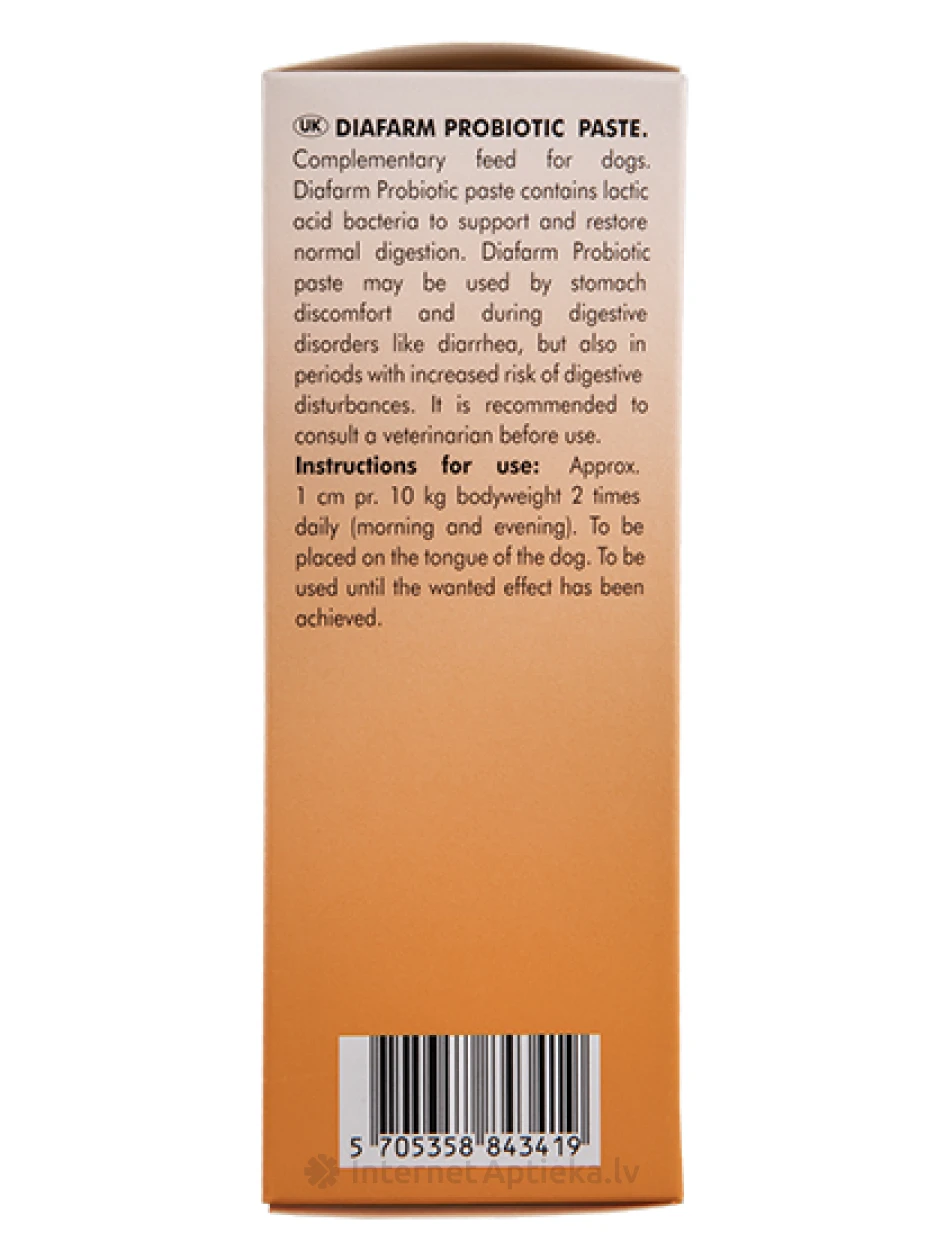 Diafarm Probiotic Care pasta – probiootikum koertele, 50 g | internetaptieka.lv