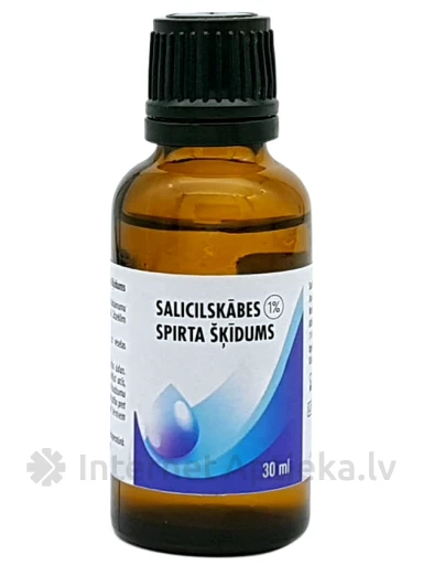 Salitsüülhappe alkoholilahus 1%, 30 ml | internetaptieka.lv