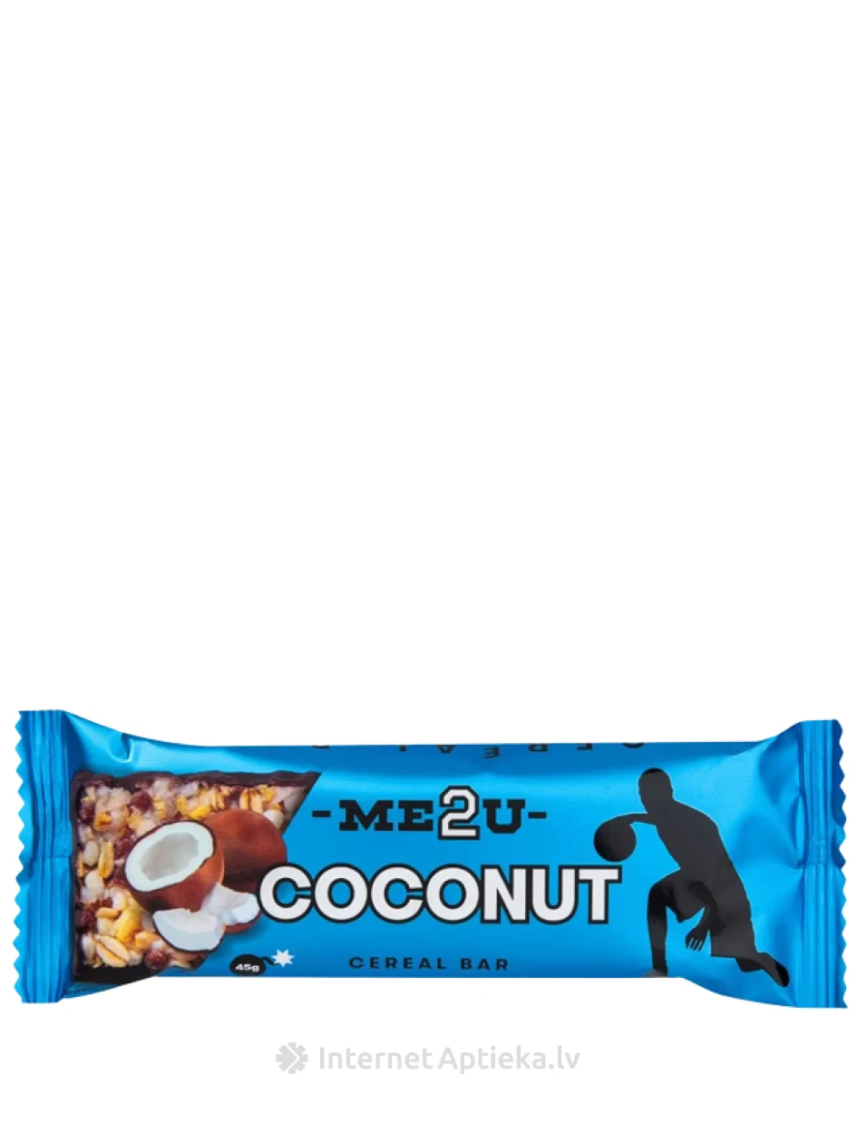 ME2U Кокосовый злаковый батончик, 45 g | internetaptieka.lv