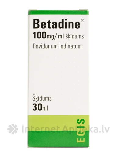 Betadiini 10% lahus, 30 ml | internetaptieka.lv