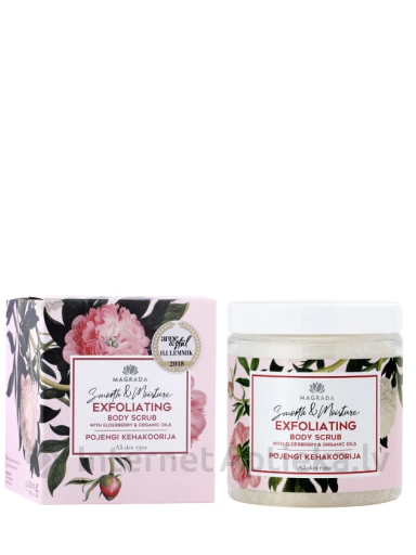 Magrada Peoniju ķermeņa skrubis, 250 ml | internetaptieka.lv