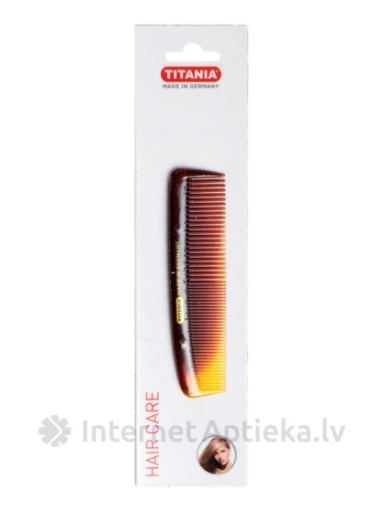 Titania Matu ķemme 12.5 cm - brūna, 1 gb. | internetaptieka.lv