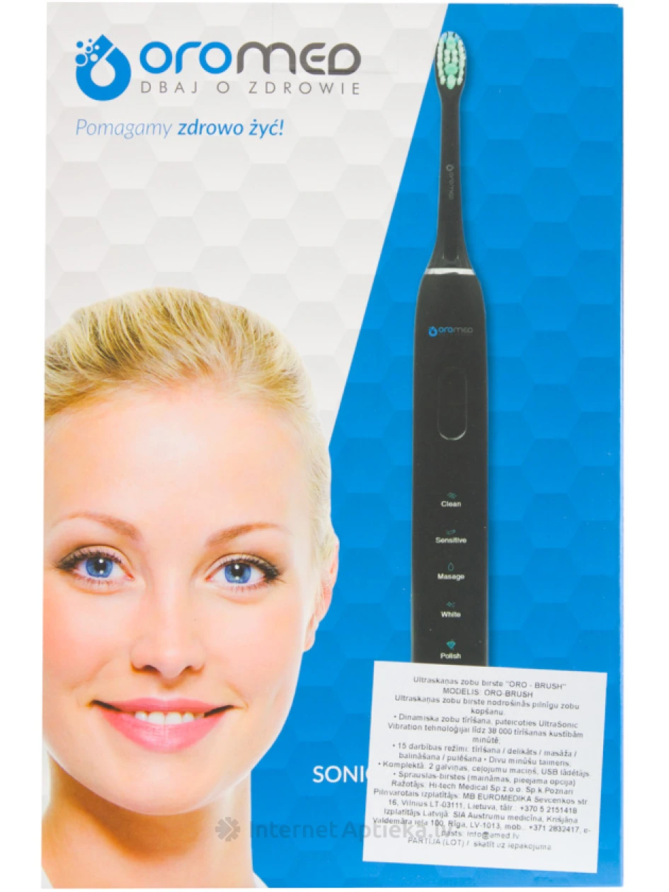 Oromed Ultrasonic hambahari must, 1 tk. | internetaptieka.lv