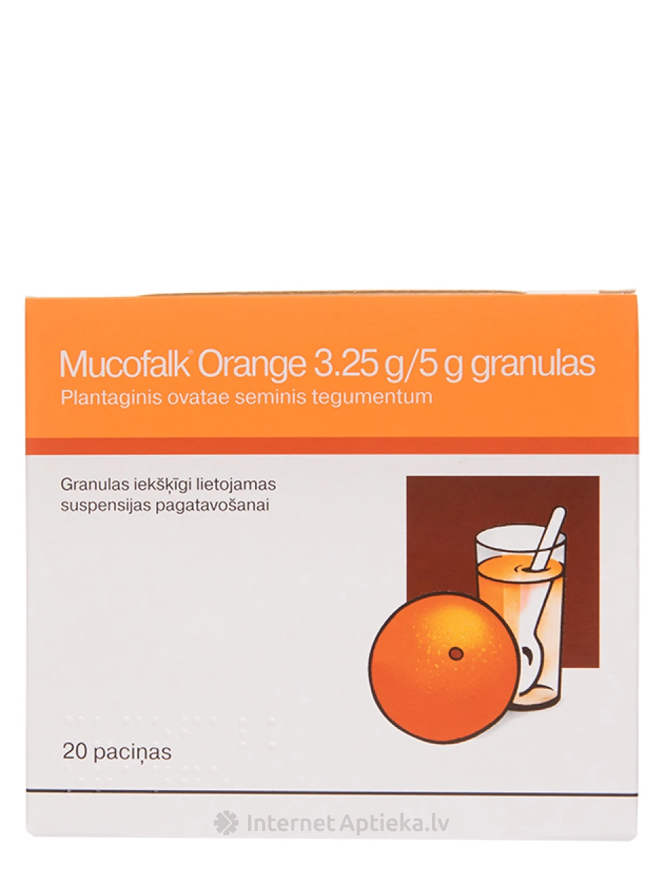 Mucofalk Orange Orange graanulid, 20 pakki | internetaptieka.lv