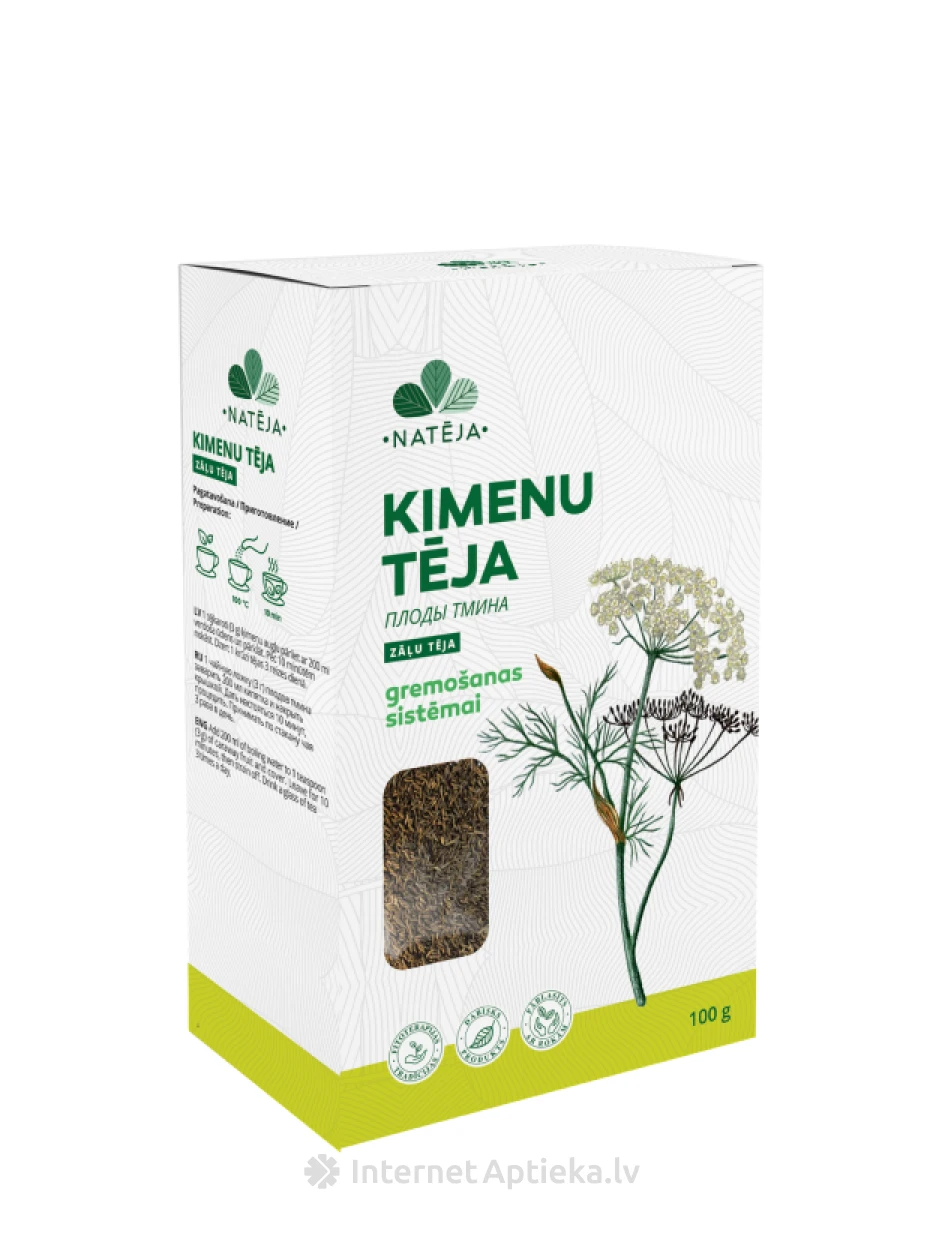 Natēja Ķimeņu tēja, 100 g | internetaptieka.lv