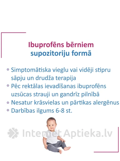 Ibugard 60 mg, 10 suposiiti | internetaptieka.lv