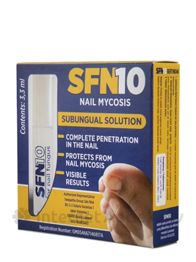 SFN10 Pretsēnīšu līdzeklis nagiem, 3.3 ml | internetaptieka.lv