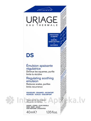 URIAGE D.S. Regulējošā emulsija, 40 ml | internetaptieka.lv