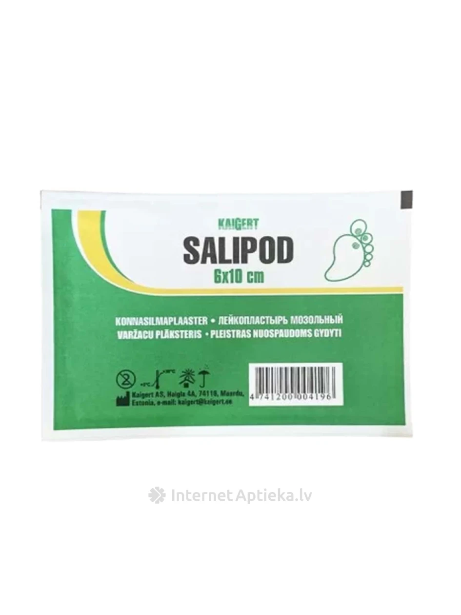 KAIGERT SALIPOD konnasilmade plaaster, 6 x 10 cm | internetaptieka.lv
