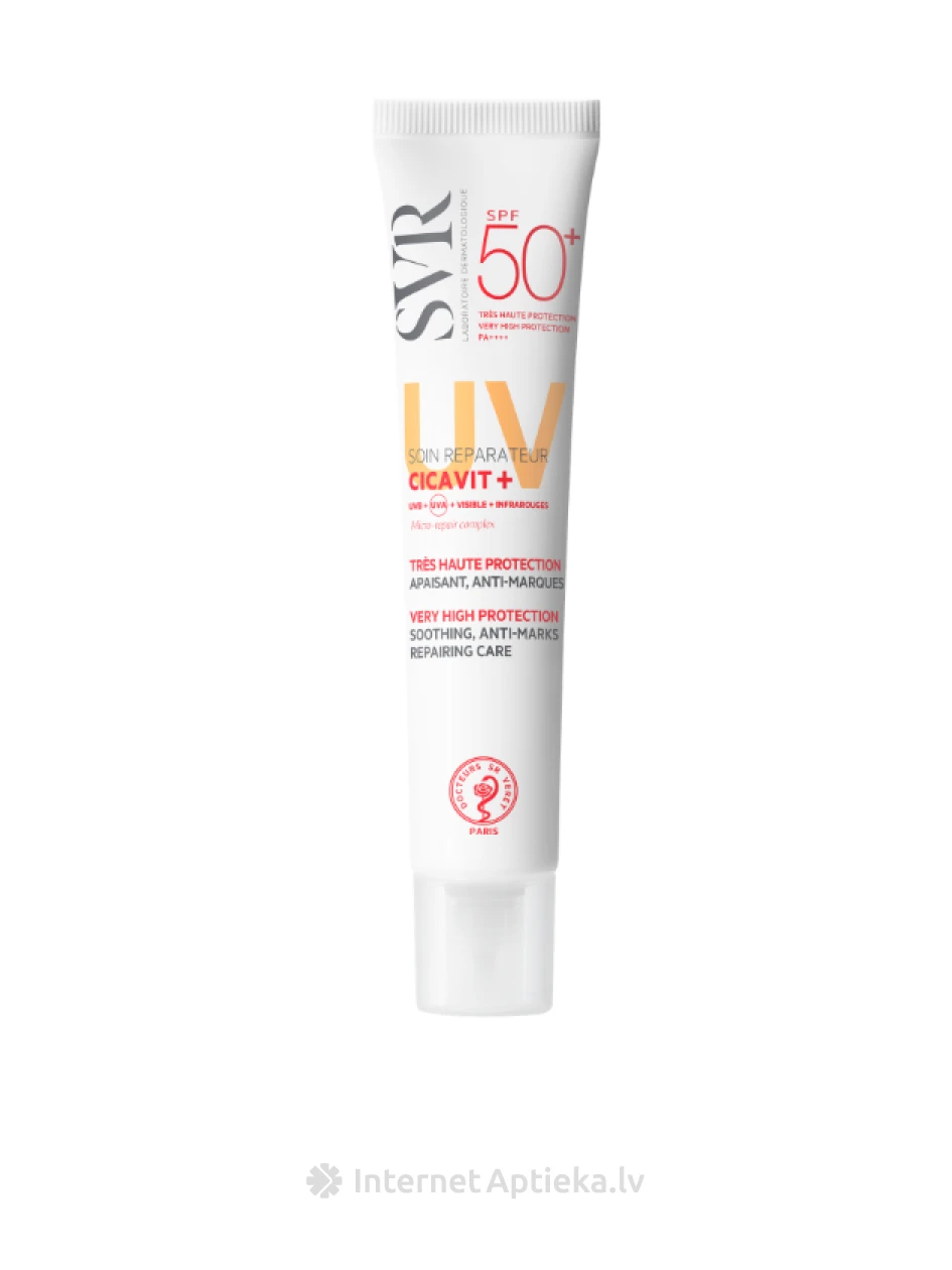 SVR SOS krēms ātrākai sadziedešanai ar SPF50+, 40 ml | internetaptieka.lv