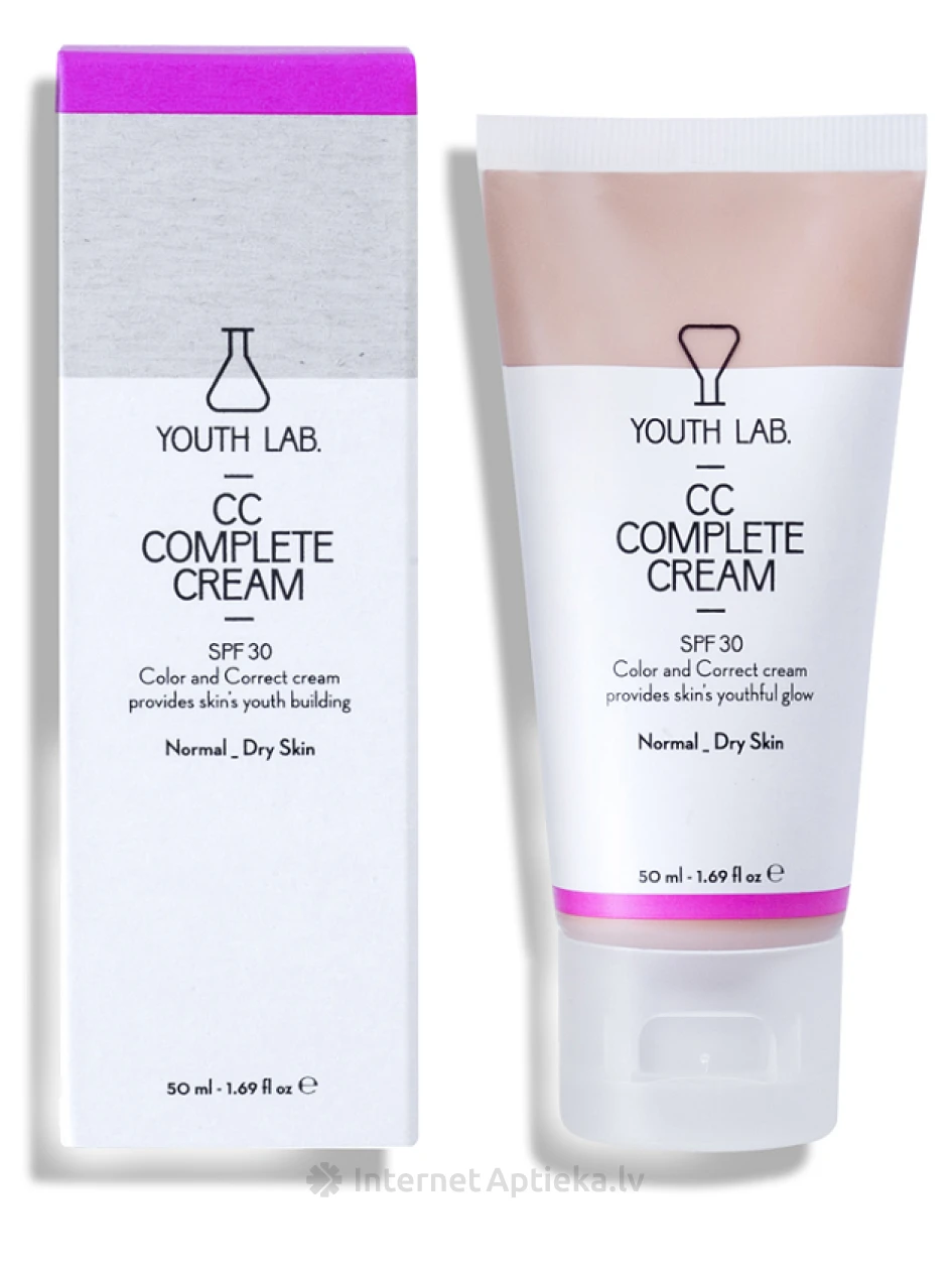 Youth Lab CC Complete Krēms SPF30 Normal Skin, 50 ml | internetaptieka.lv