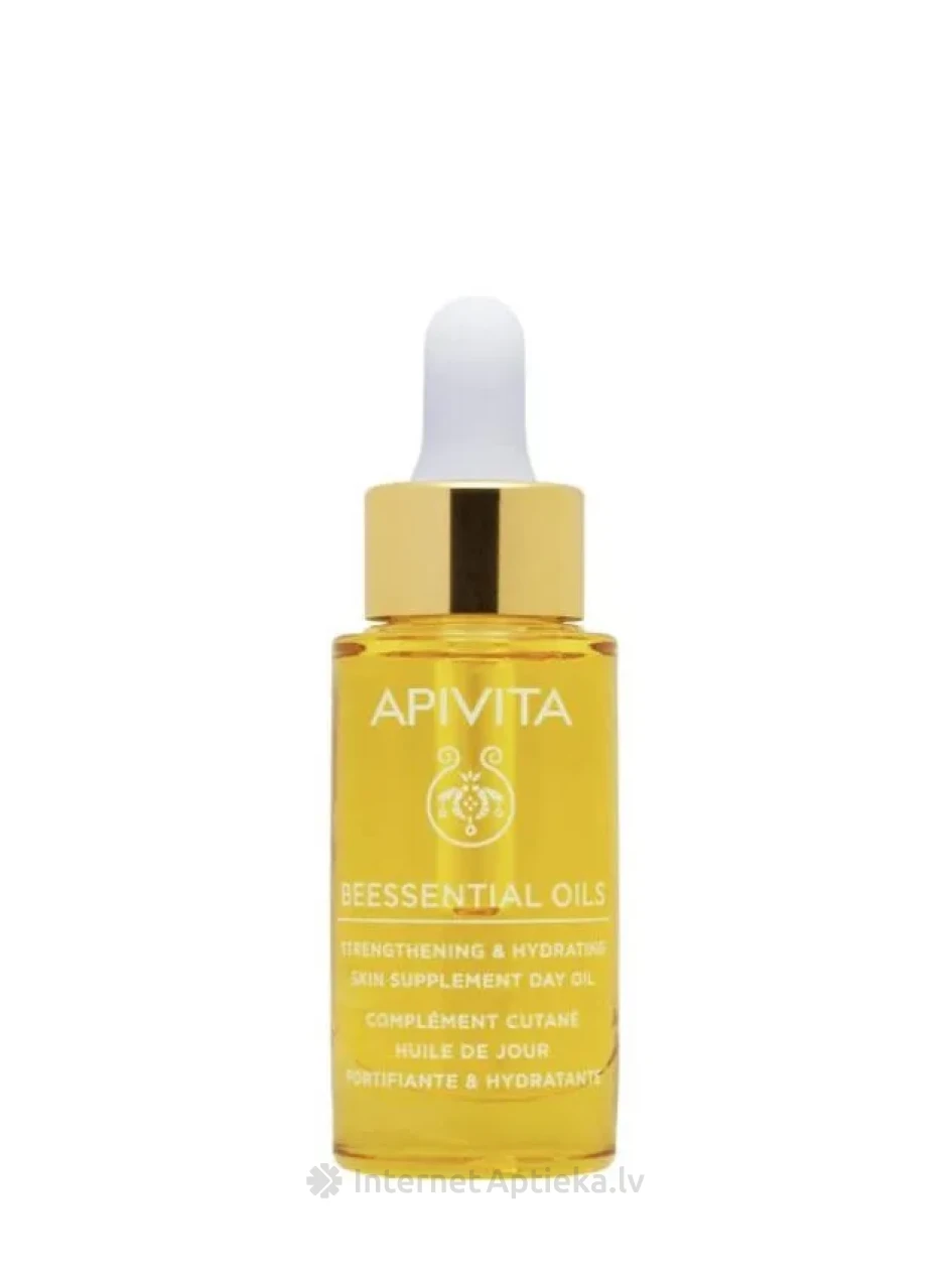 APIVITA stiprinantis ir drėkinantis odos papildas dienos aliejus, 15 ml | internetaptieka.lv
