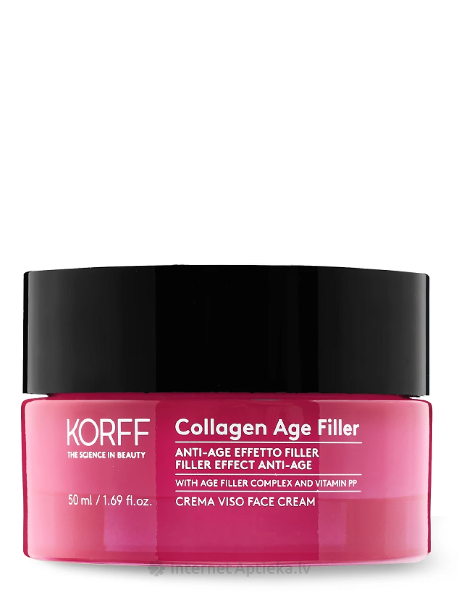 KORFF COLLAGEN AGE FILLER pretnovecošanās sejas krēms, 50 ml | internetaptieka.lv