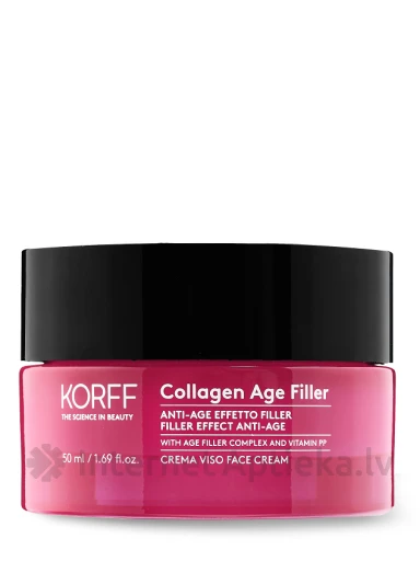 KORFF COLLAGEN AGE FILLER pretnovecošanās sejas krēms, 50 ml | internetaptieka.lv