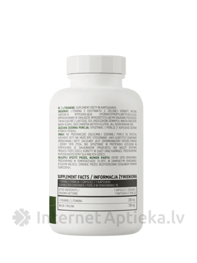 OstroVit L-Theanine kapsulas, 90 gb. | internetaptieka.lv