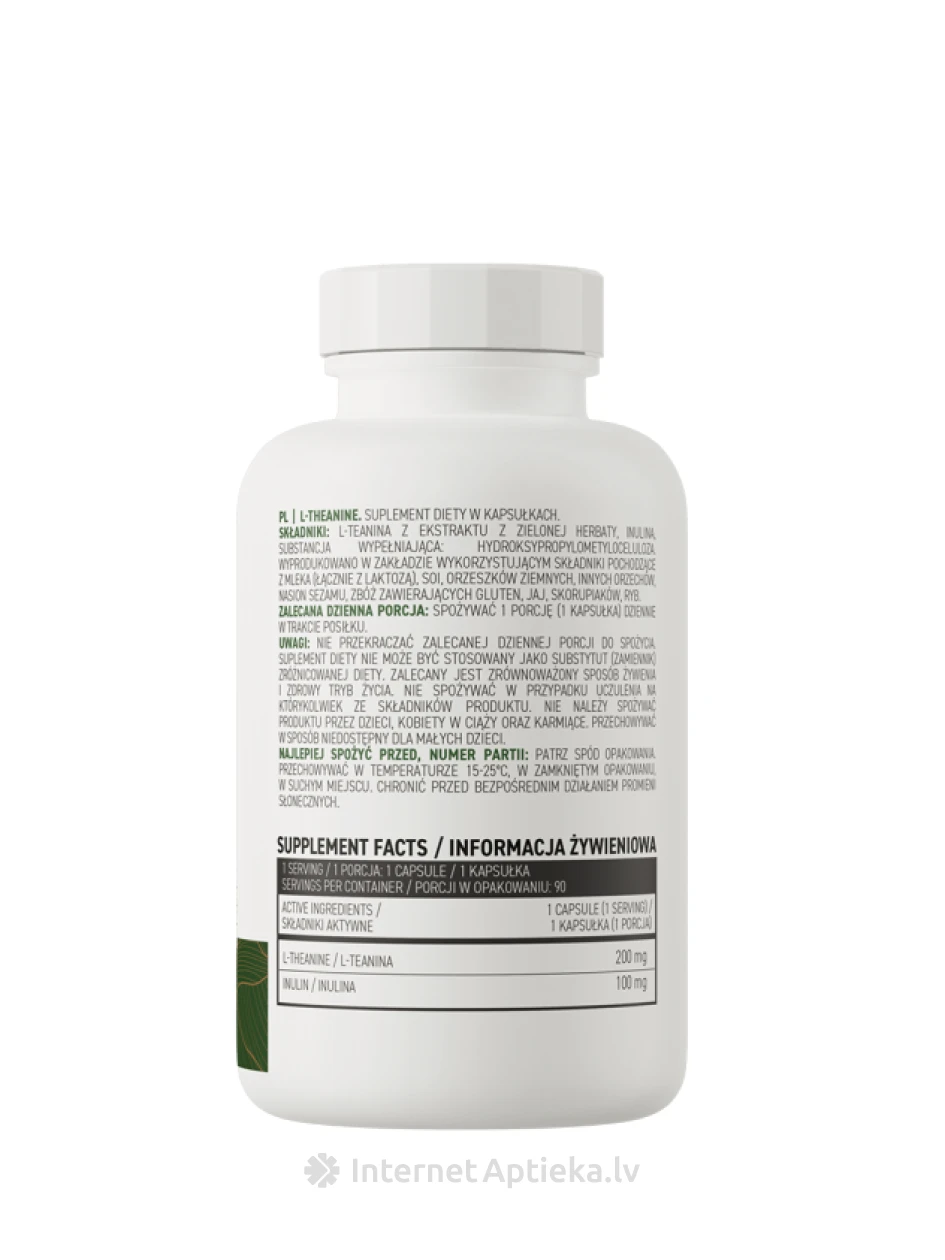 OstroVit L-Theanine kapsulas, 90 gb. | internetaptieka.lv
