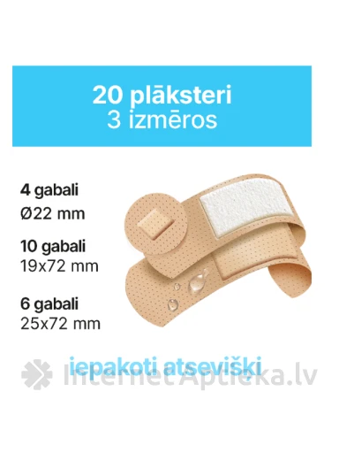 Medrull Aqua Resist universalus tinkas, 20 vnt. | internetaptieka.lv