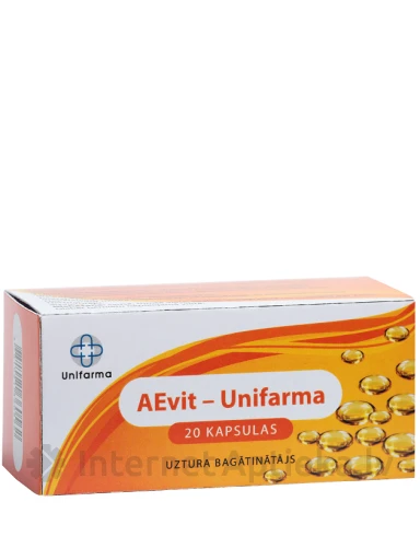 AEvit – Unifarma, 20 gb. | internetaptieka.lv