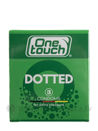 One Touch Dotted Презервативы, 3 шт. | internetaptieka.lv