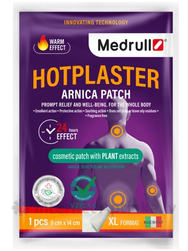 Medrull Hotplaster valuvaigisti 9x14 cm (kuumusefektiga), 1 tk. | internetaptieka.lv