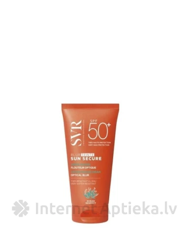 SVR SUN SECURE BLUR TEINTE тональный крем для лица SPF50+, 50 мл | internetaptieka.lv