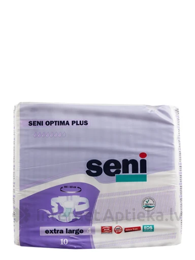 Seni Optima Plus XL подгузники для взрослых, 10 шт. | internetaptieka.lv