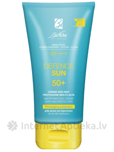 BIONIKE Defence Sun 50+ матирующий крем для лица, 50 мл | internetaptieka.lv