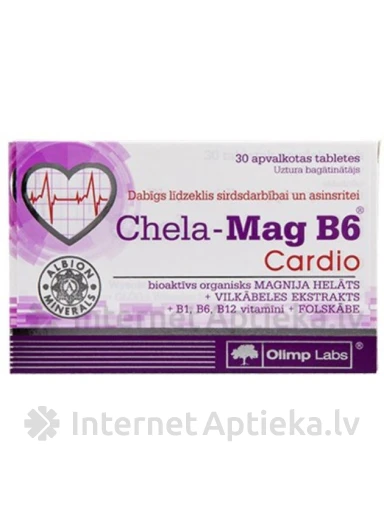 Olimp Labs Chela-Mag B6 Cardio, 30 tabletes | internetaptieka.lv