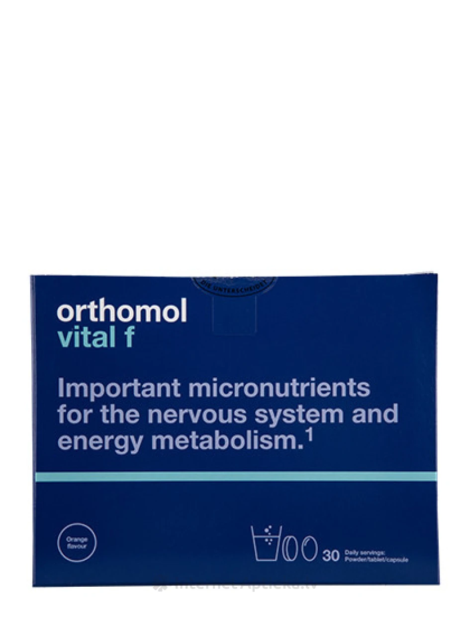 Orthomol Vital F naistele (pulber+kapslid+tabletid), 30 annust | internetaptieka.lv