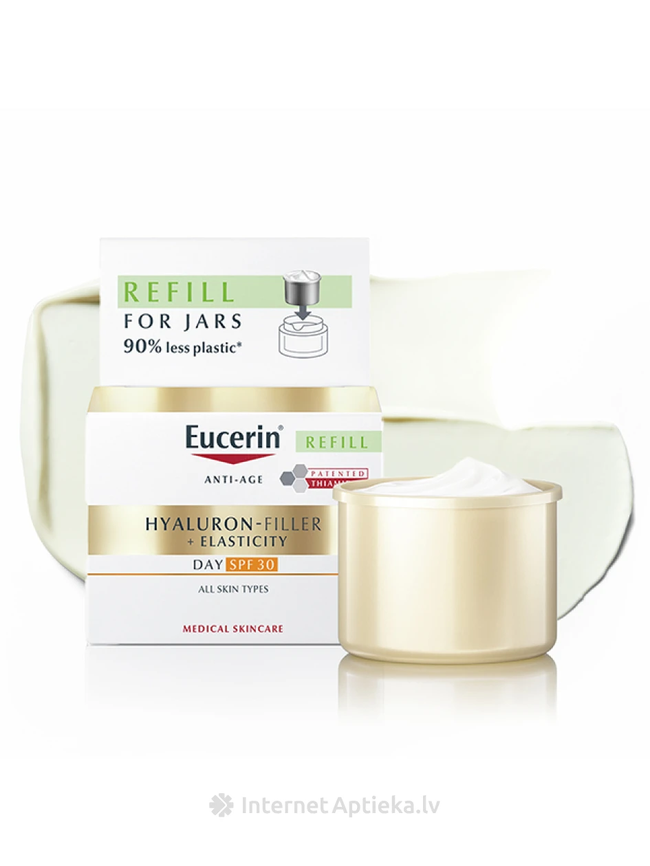 Eucerin Hyaluron-Filler + Elasticity päevakreem koos SPF 30 täitke pakend, 50 ml | internetaptieka.lv