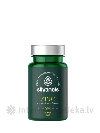 Silvanols Zinc, 60 kapslit | internetaptieka.lv