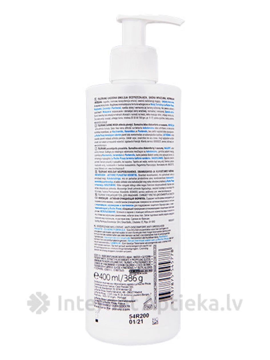 La Roche Posay Toleriane Caring Wash attīrošs pieniņš, 400 ml | internetaptieka.lv