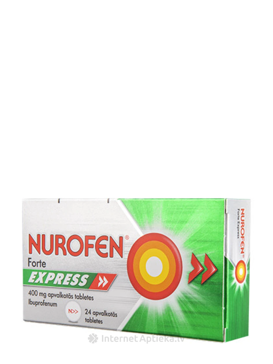 Nurofen Forte Express 400 mg, 24 tabletes | internetaptieka.lv
