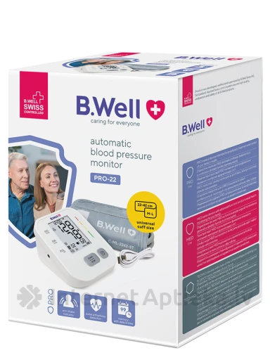 B.Well PRO-22 Автоматический тонометр | internetaptieka.lv