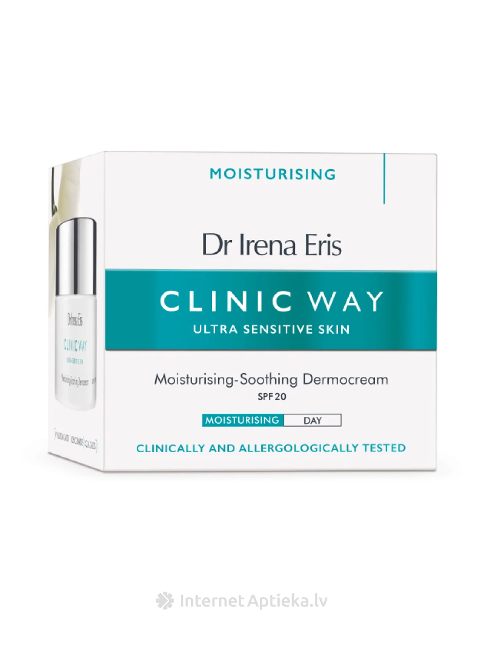 Clinic Way Mitrinošs dienas krēms SPF20, 50 ml | internetaptieka.lv