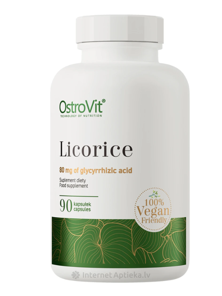 OstroVit Licorice VEGE kapsulas, 90 gb. | internetaptieka.lv