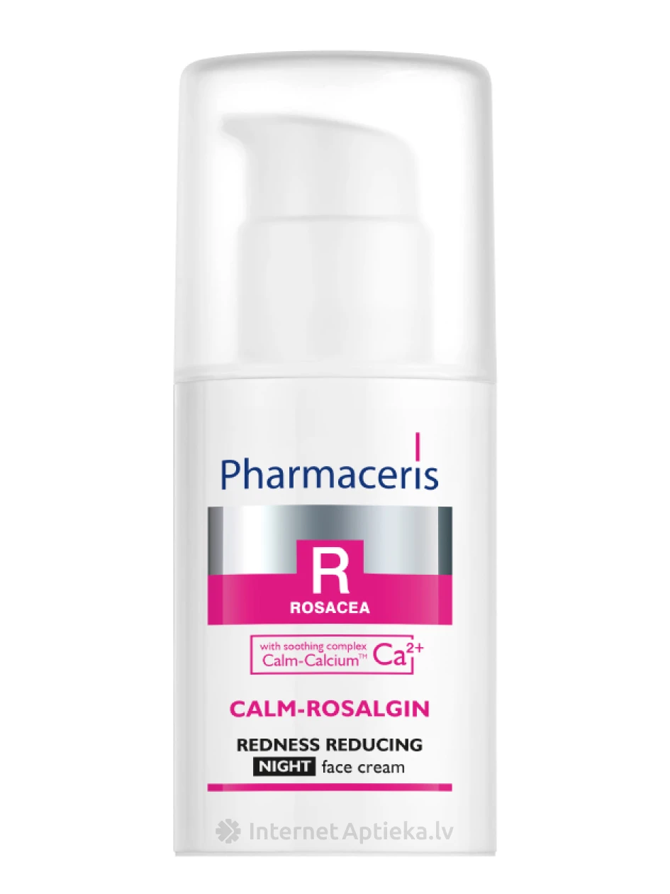 Pharmaceris Calm – Rosalgini punetust vähendav näo öökreem, 30 ml | internetaptieka.lv