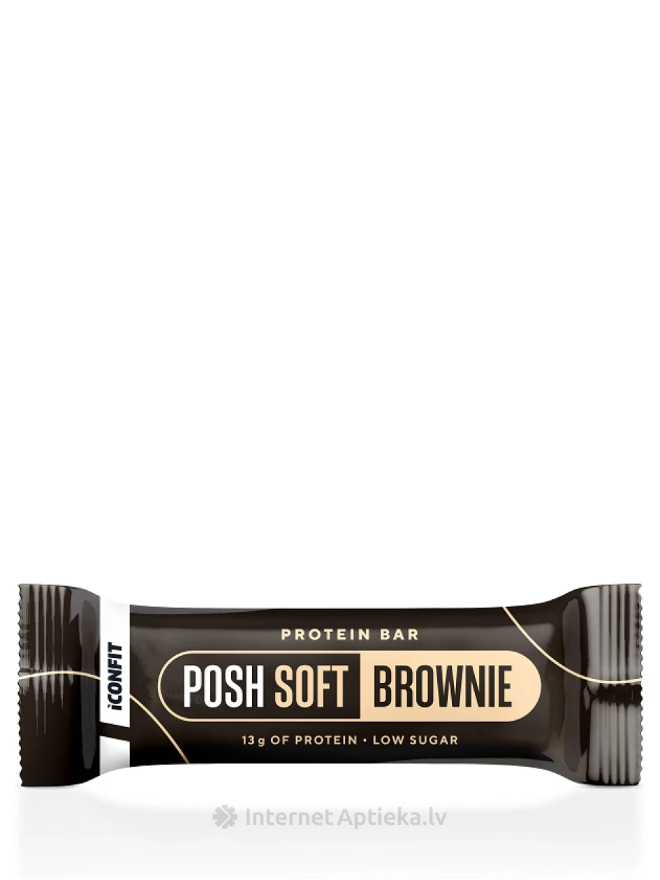 ICONFIT POSH SOFT Протеиновый батончик Брауни, 40 г | internetaptieka.lv