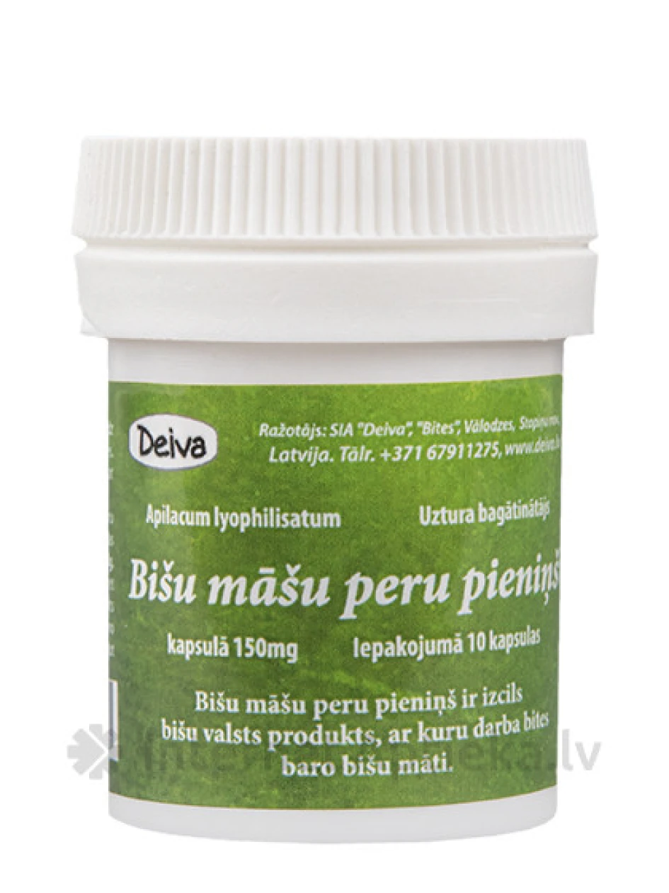Bišu māšu peru pieniņš 150 mg, 10 kapsulas | internetaptieka.lv