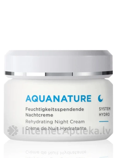 Annemarie Borlind Aquanature niisutav öökreem, 50 ml | internetaptieka.lv