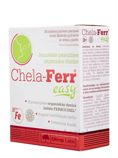 Olimp Labs Chela-Ferr Easy, 30 пакетиков порошка | internetaptieka.lv