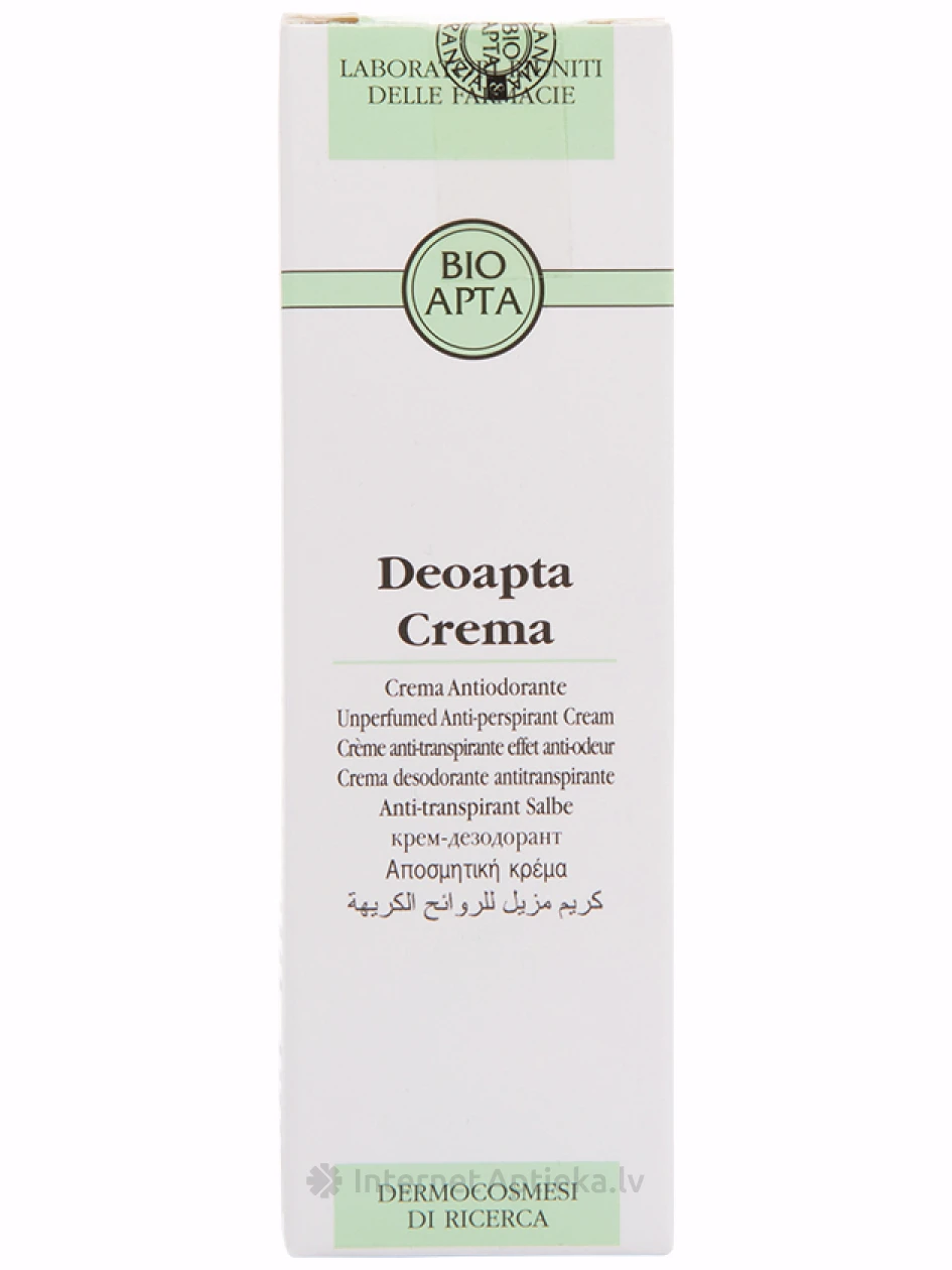 Bioapta Deoapta Crema крем-дезодорант, 50 мл | internetaptieka.lv