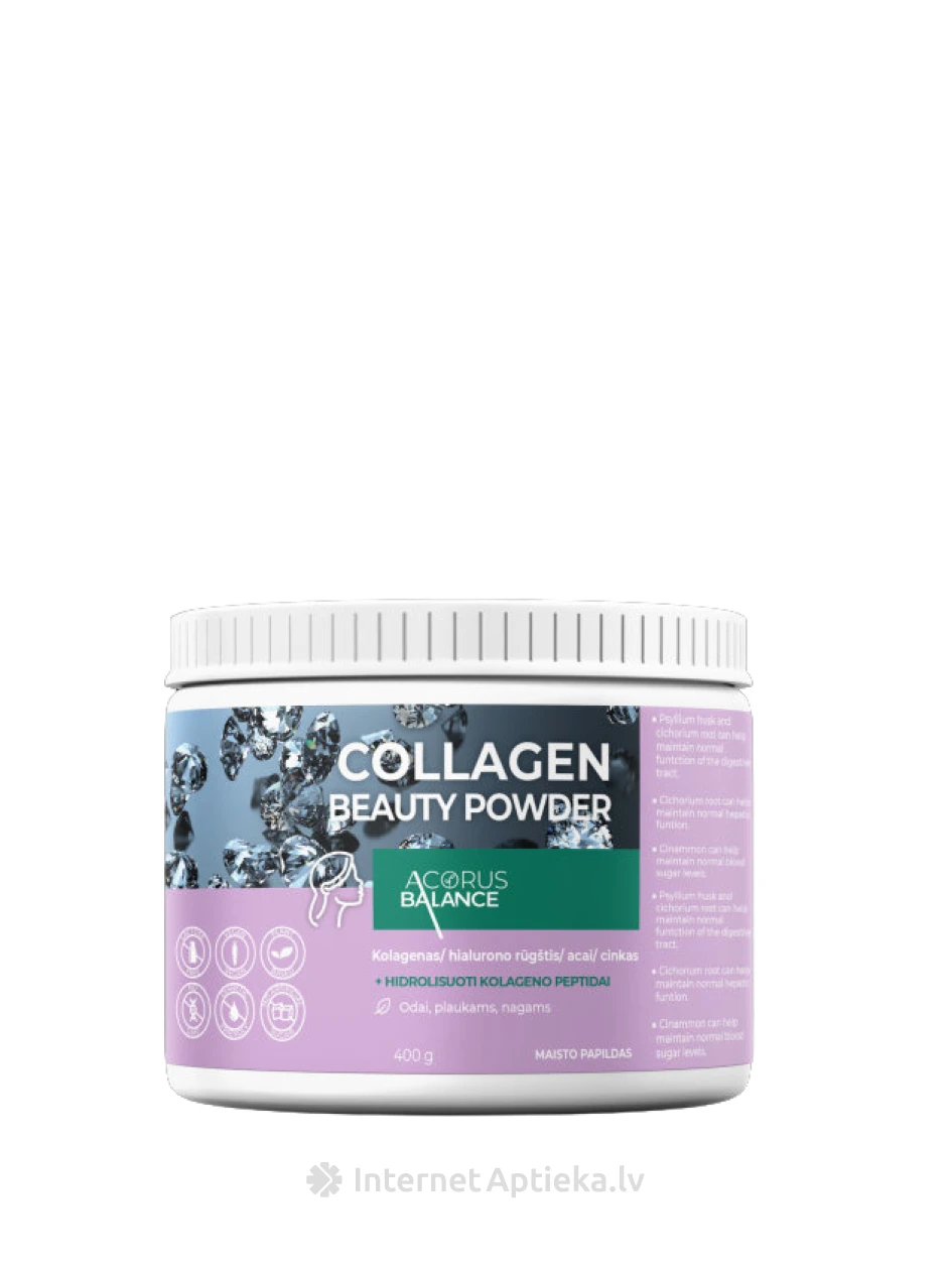 Acorus Balance Collagen Beauty pulveris, 400 g | internetaptieka.lv