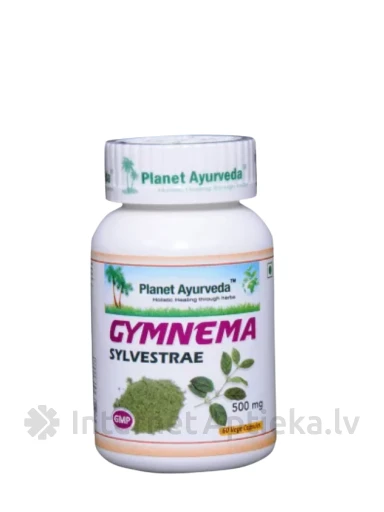 Planet Ayurveda® Джимнема Sylvestre Organic, 60 капсул | internetaptieka.lv